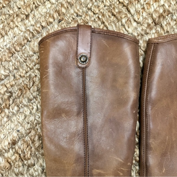 FRYE Melissa Inside Zip Boot COGNAC 7.5 - Picture 5 of 16